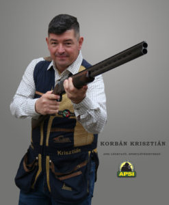 Korbán Krisztián APSI lőoktató, sportlövészet edző